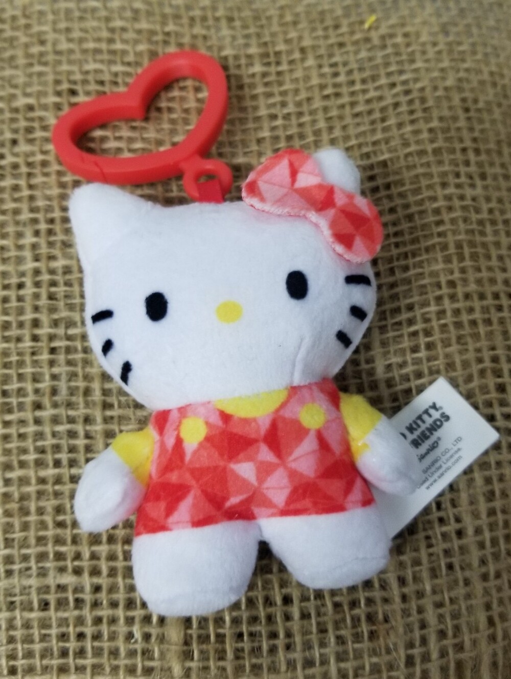 Hello Kitty Plush Keychain/ Bag Charm